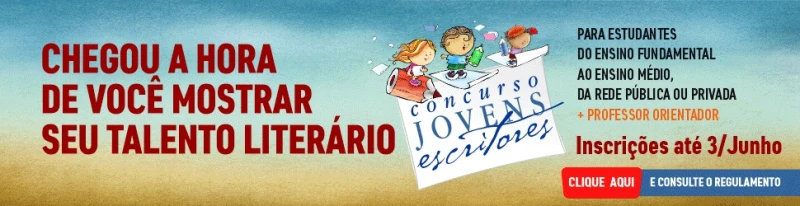 Inscrições para o 18º Concurso Jovens Escritores estão abertas com o tema “História e Memória”
