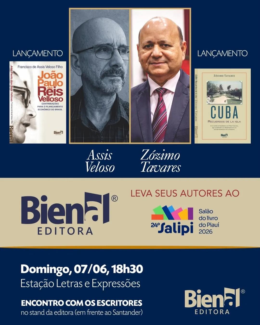 Foto de Assis Veloso e Zózimo Tavares