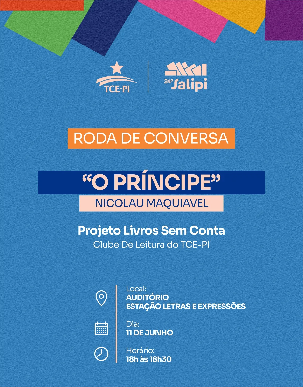 Foto de Clube de Leitura do TCE-PI (Projeto Livros Sem Conta)